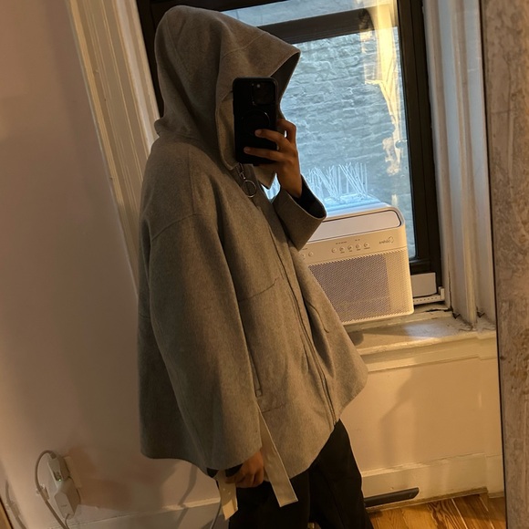 Jucy Judy cashmere wool cashmere silk coat jacket oversized boxy Korea designer - Picture 6 of 17